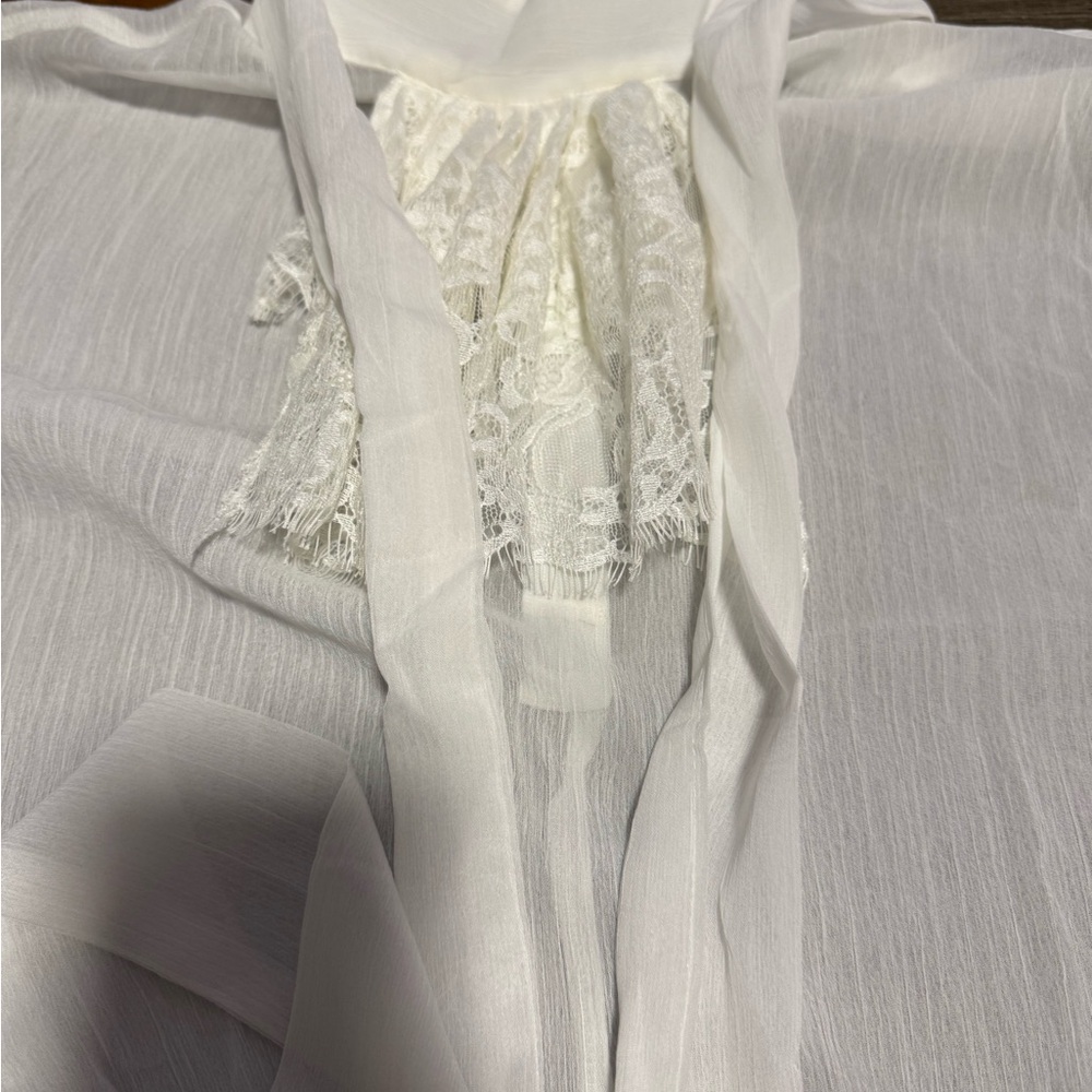 ASOS Ruffled Victorian style shirt - Picture 2 of 7